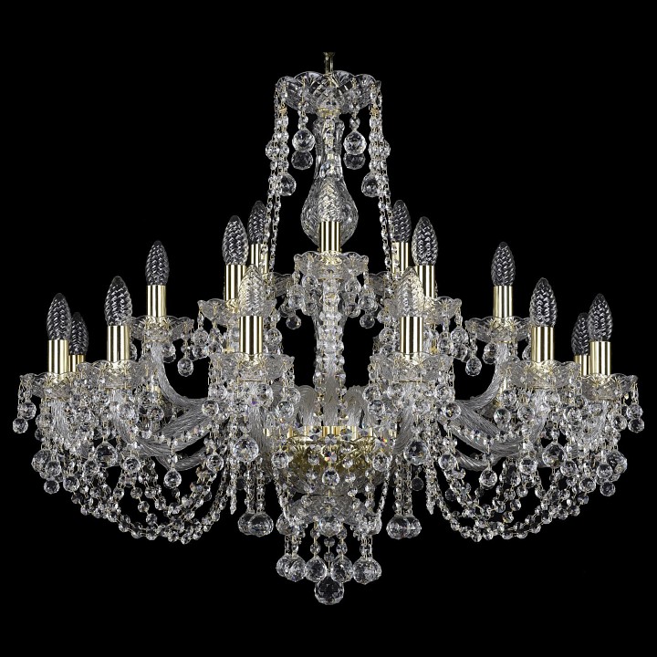 Подвесная люстра bohemia art classic 11.26 11.26.12+6+3.300.gd.b