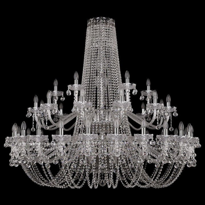 Подвесная люстра bohemia art classic 11.26 11.26.24+12+6.530.2d.cr.b