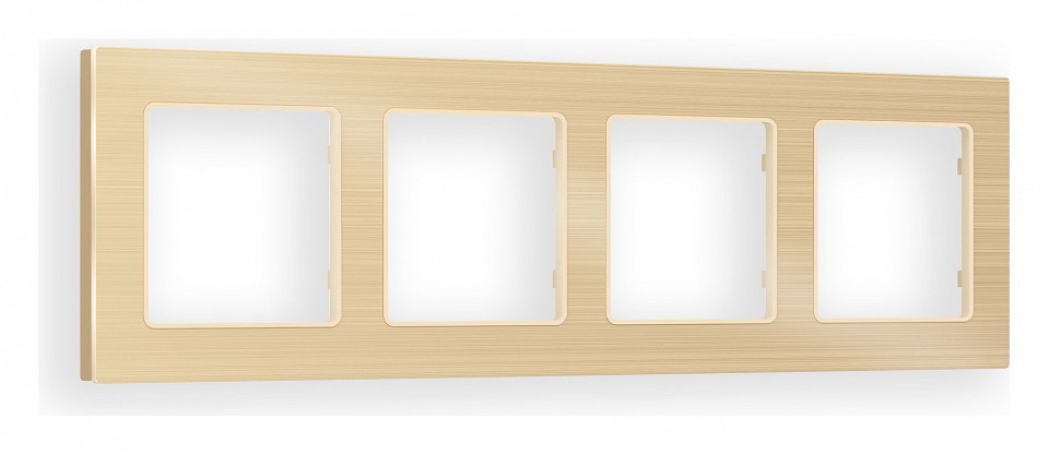 Рамка на 4 поста ambrella volt platos металл af550304