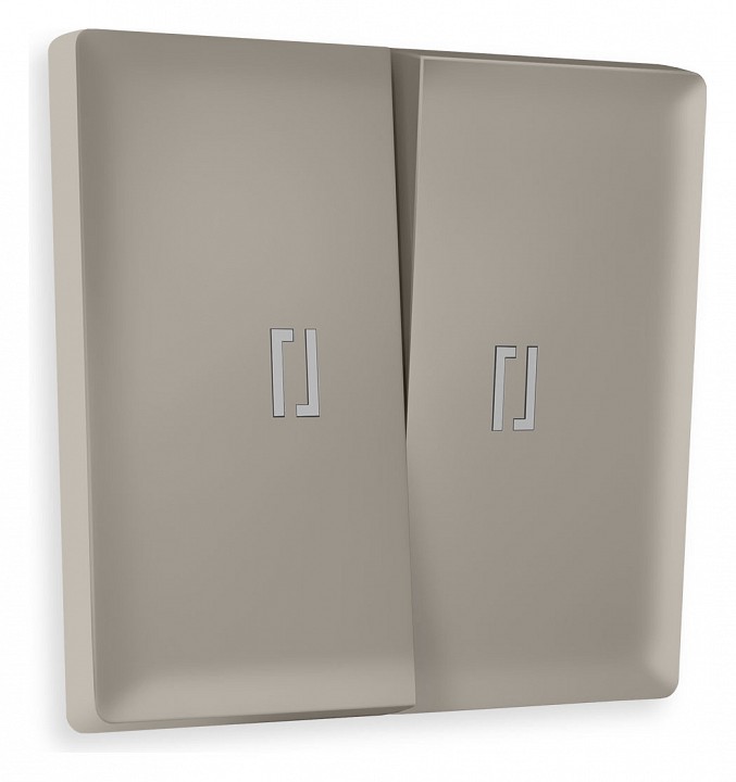 Клавиши для выключателя двухклавишного c подсветкой ambrella volt quant ap3640