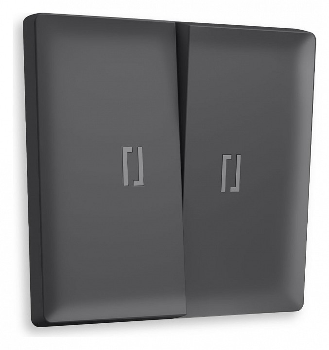 Клавиши для выключателя двухклавишного c подсветкой ambrella volt quant ap9040