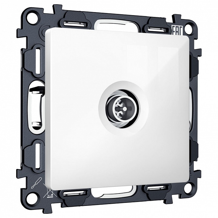 Тв-розетка оконечная без рамки ambrella volt alfa ma113005