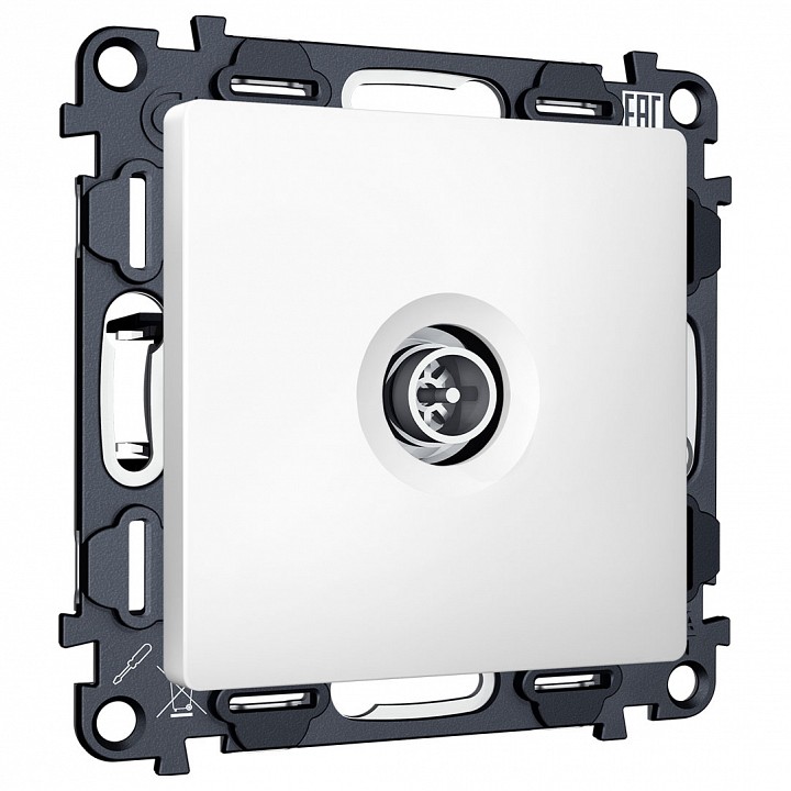 Тв-розетка оконечная без рамки ambrella volt alfa ma133005