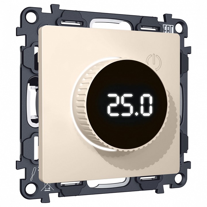 Терморегулятор электромеханический для теплого пола без рамки ambrella volt alfa ma325810