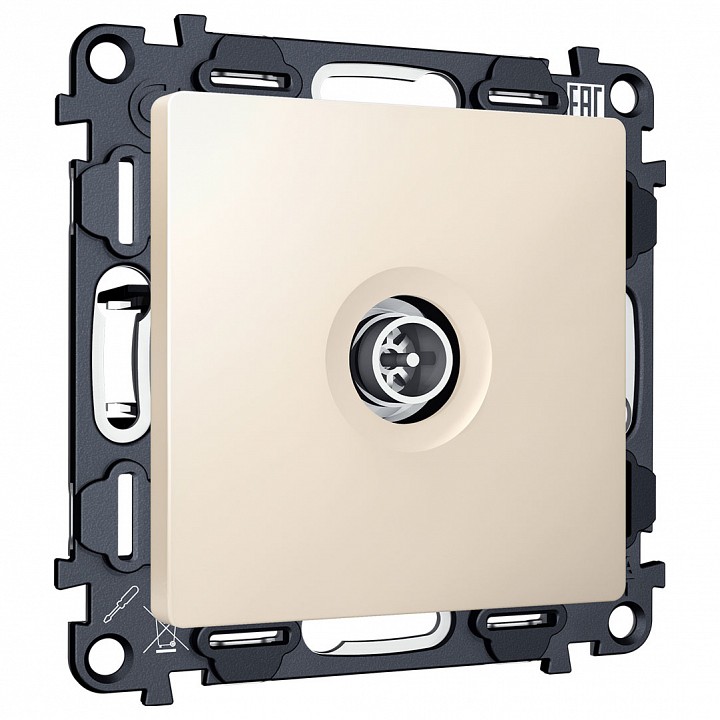 Тв-розетка оконечная без рамки ambrella volt alfa ma333005