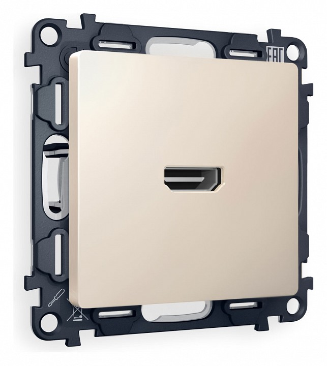 Розетка hdmi без рамки ambrella volt alfa ma334010