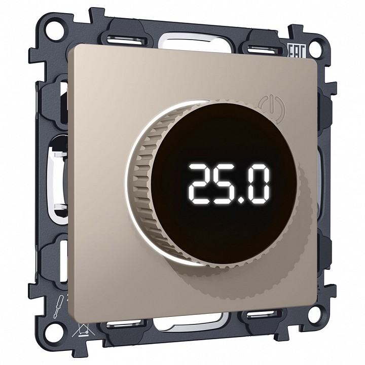 Терморегулятор электромеханический для теплого пола без рамки ambrella volt alfa ma365810