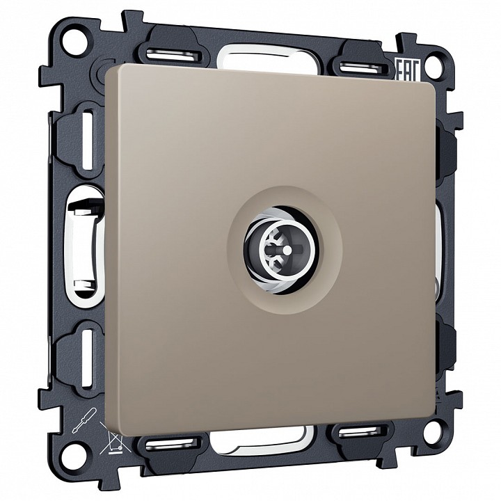 Тв-розетка оконечная без рамки ambrella volt alfa ma373005