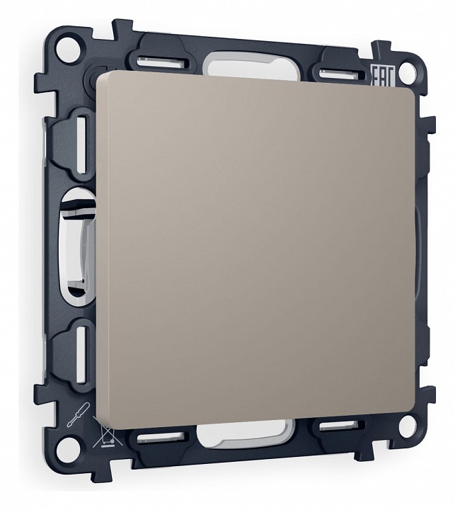 Заглушка для поста с рамкой ambrella volt alfa ma376010