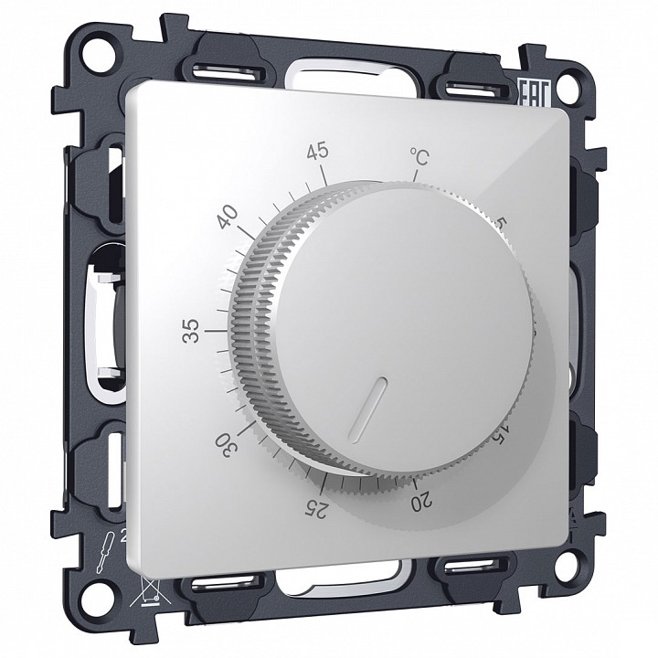 Терморегулятор электромеханический для теплого пола без рамки ambrella volt alfa ma405710