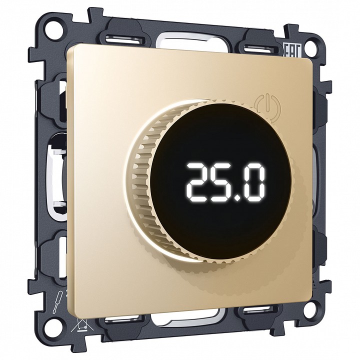 Терморегулятор электромеханический для теплого пола без рамки ambrella volt alfa ma605810