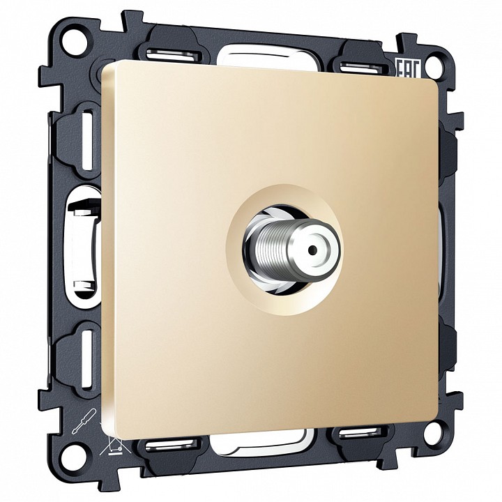 Тв-розетка без рамки ambrella volt alfa ma613050