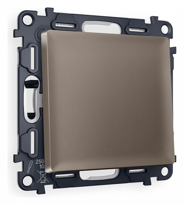 Выключатель проходной одноклавишный ambrella volt alfa ma631020