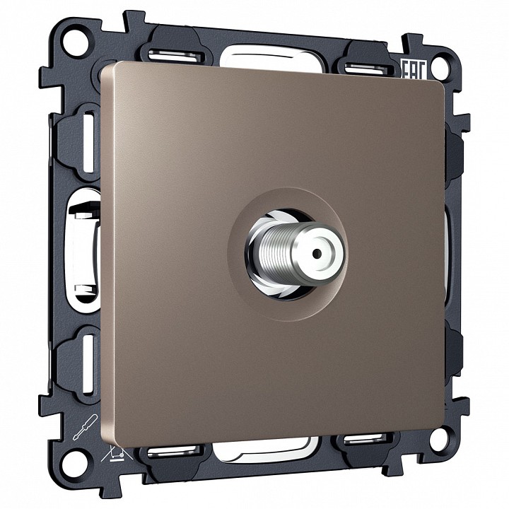 Тв-розетка без рамки ambrella volt alfa ma643050