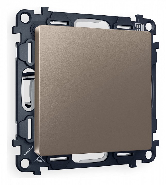 Заглушка для поста с рамкой ambrella volt alfa ma646010