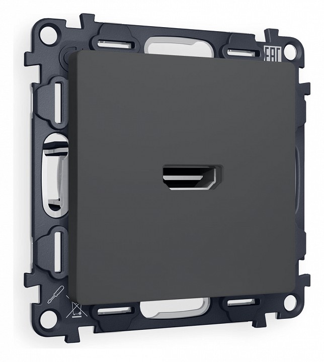 Розетка hdmi без рамки ambrella volt alfa ma914010