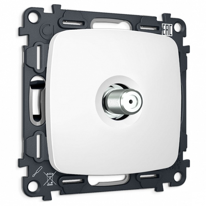 Тв-розетка без рамки ambrella volt omega mo133050