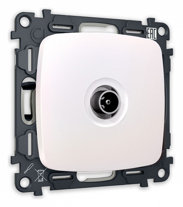 Тв-розетка оконечная без рамки ambrella volt omega mo213010