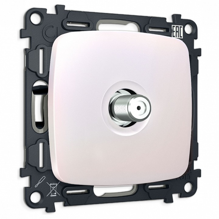 Тв-розетка без рамки ambrella volt omega mo213050