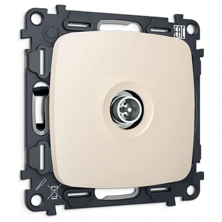 Тв-розетка оконечная без рамки ambrella volt omega mo333005