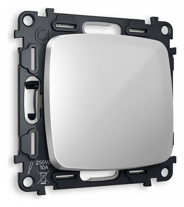 Выключатель перекрестный одноклавишный без рамки ambrella volt omega mo401030