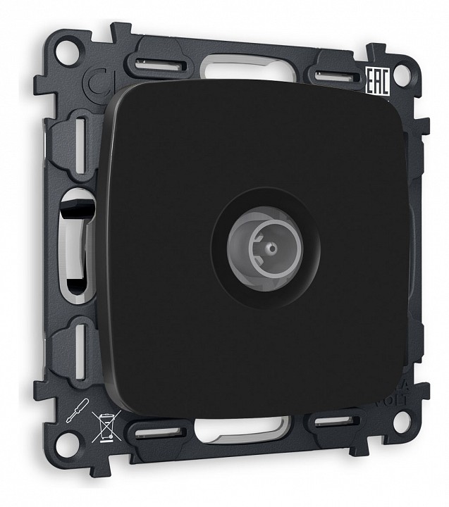 Тв-розетка оконечная без рамки ambrella volt quant mo813010