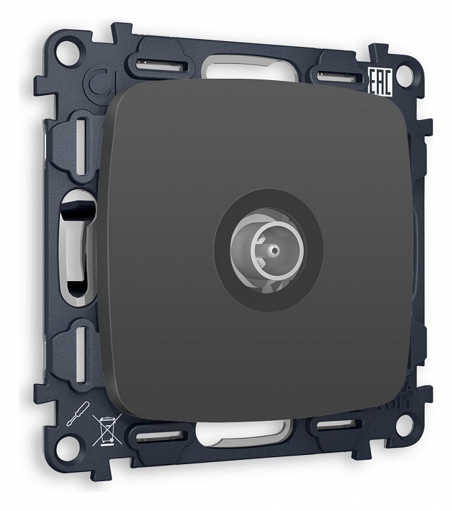 Тв-розетка оконечная без рамки ambrella volt quant mo913010