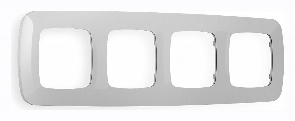 Рамка на 4 поста ambrella volt omega of140404