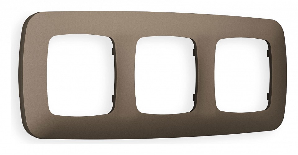 Рамка на 3 поста ambrella volt omega of140633