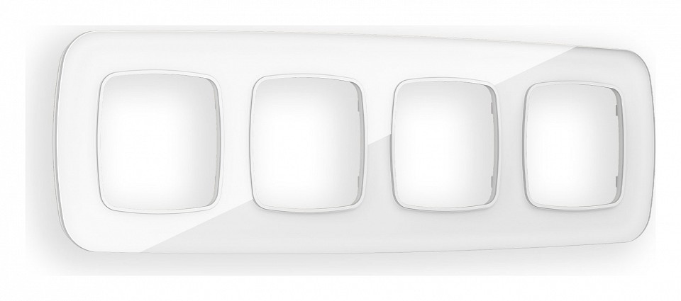 Рамка на 4 поста ambrella volt omega of350104