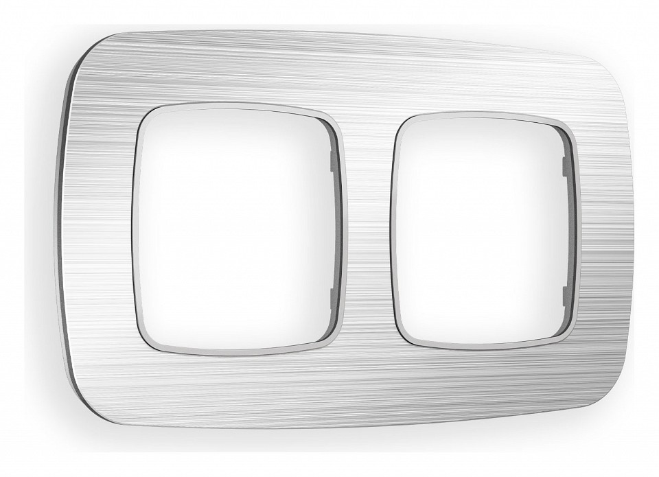 Рамка на 2 поста ambrella volt omega of580102