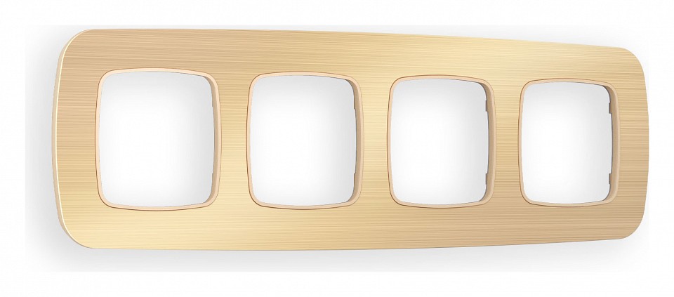 Рамка на 4 поста ambrella volt omega of580304