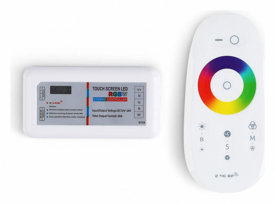 Контроллер-регулятор цвета rgbw с пультом ду ambrella light gs gs11451