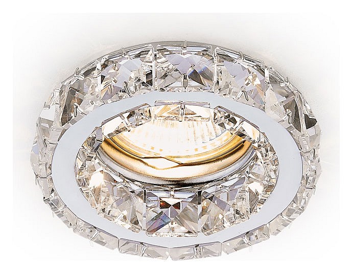 Встраиваемый светильник ambrella light crystal k112 k112 cl/ch