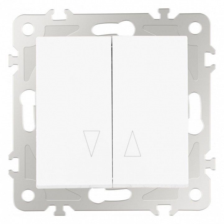 Выключатель для жалюзи без рамки arte milano 206 206.38-2.white