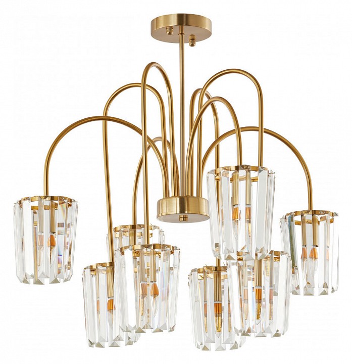 Люстра на штанге arte milano am-2328 2328b.d800.h700.e14.12 g