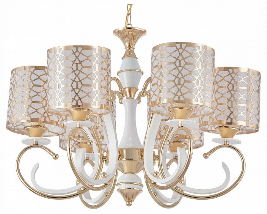 Подвесная люстра arte milano florentia-1237 301237/6 wh/gd