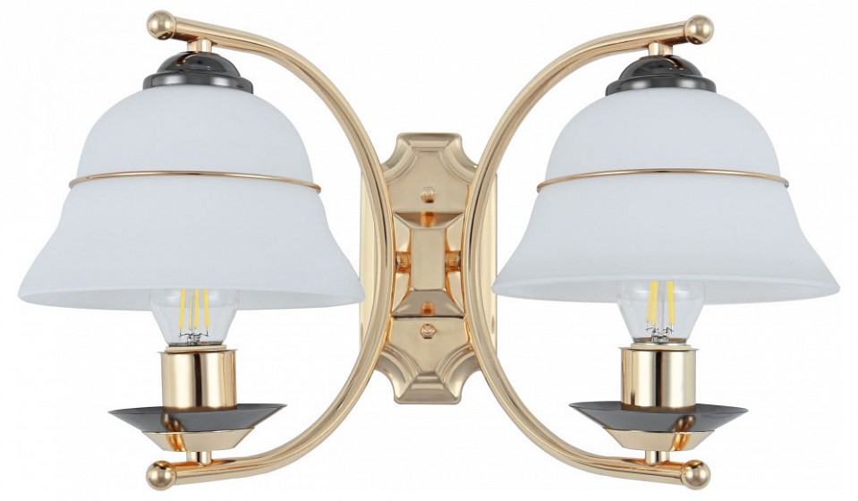 Бра arte milano florentia-1240 301240/2w bk/gd