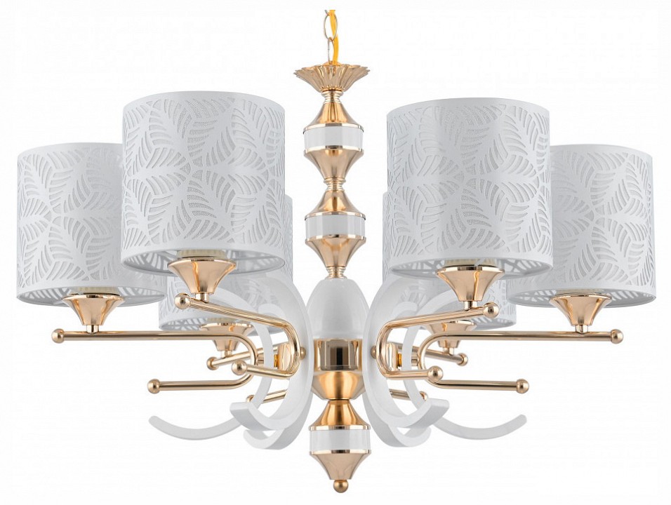 Подвесная люстра arte milano florentia-2097 302097/6 wh/gd