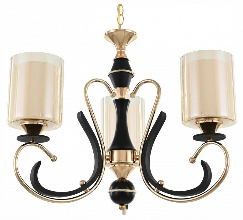 Подвесная люстра arte milano florentia-2237 302237/3 bk/gd