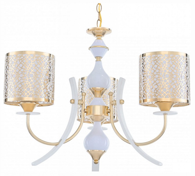 Подвесная люстра arte milano florentia-6067 306067/3 wh/gd