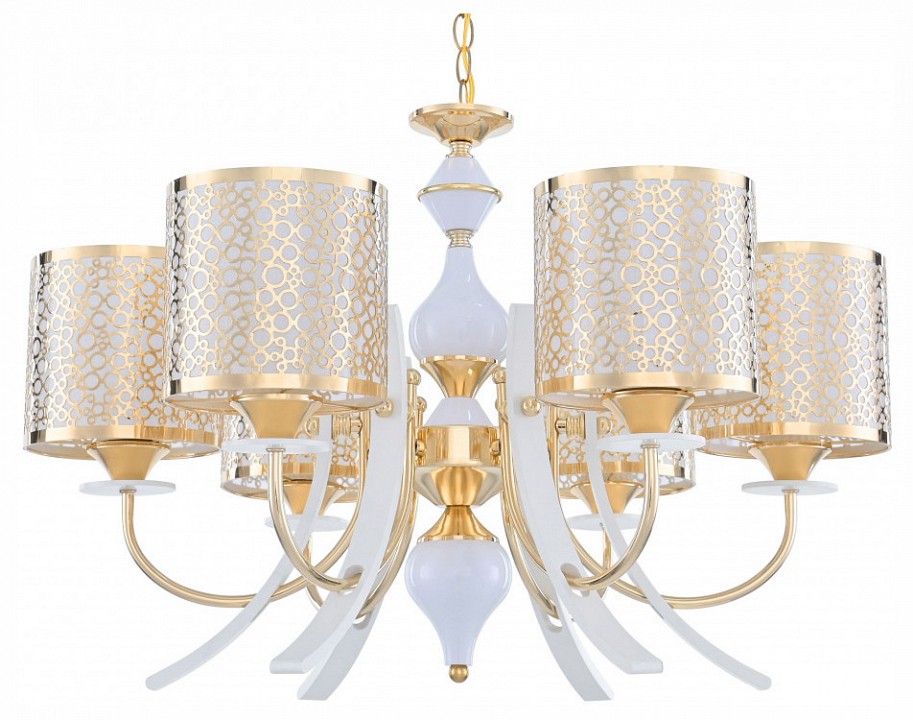 Подвесная люстра arte milano florentia-6067 306067/6 wh/gd
