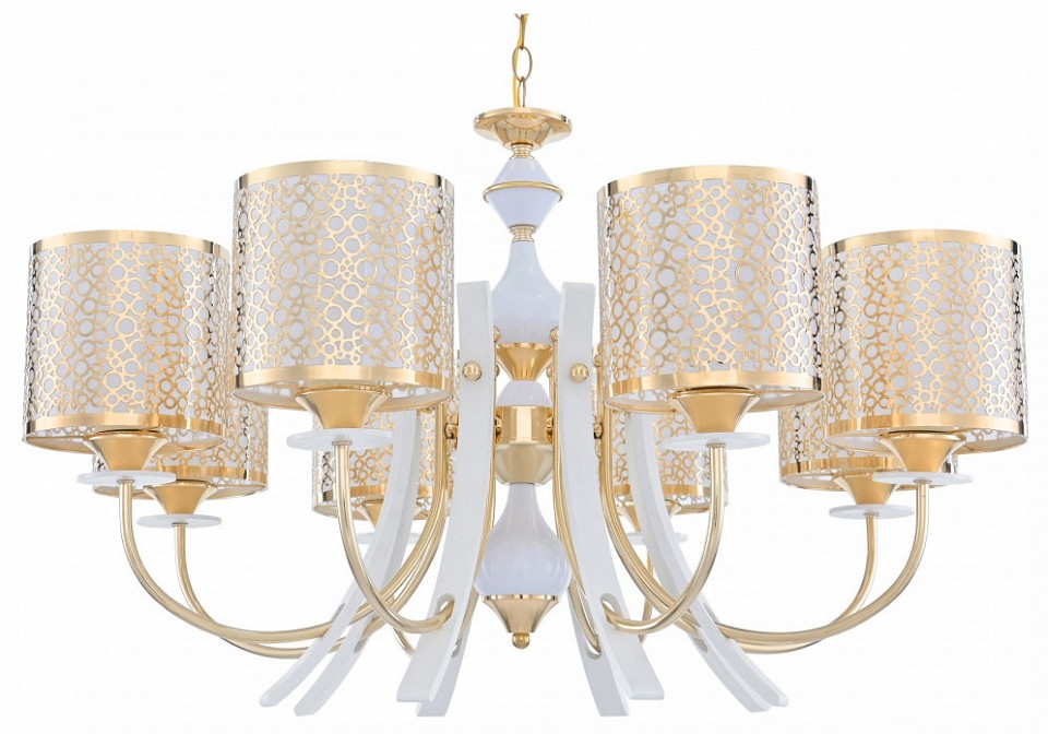 Подвесная люстра arte milano florentia-6067 306067/8 wh/gd