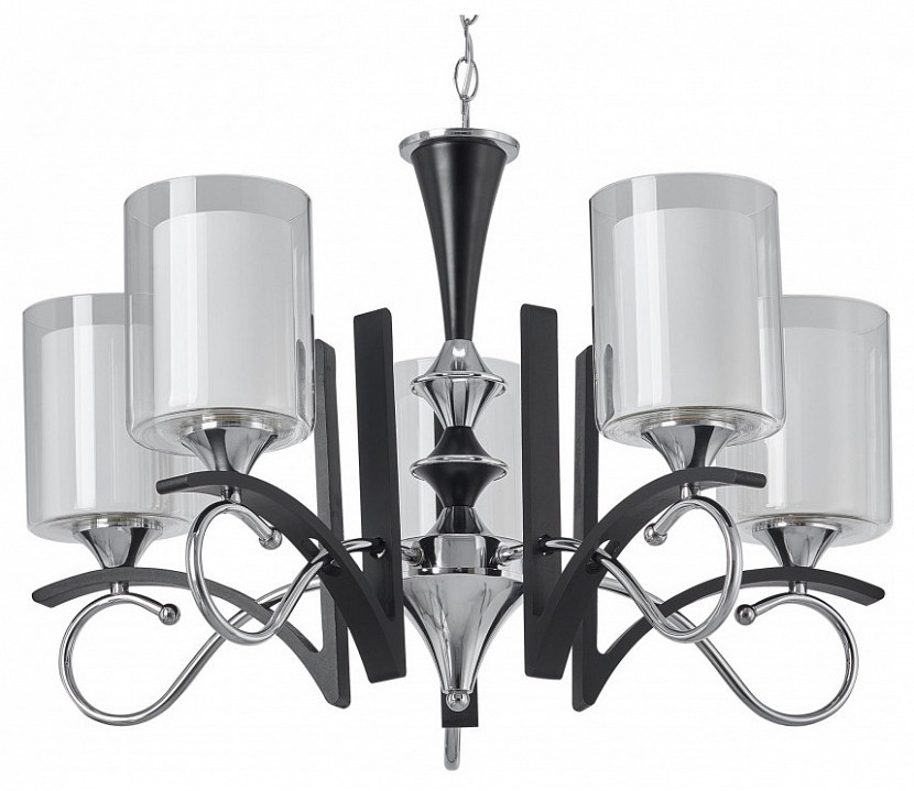 Подвесная люстра arte milano florentia-9167 309167/5 bk/ni