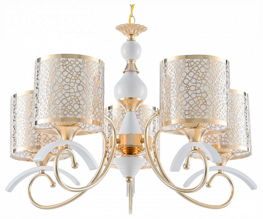 Подвесная люстра arte milano florentia-9787 309787/5 wh/gd