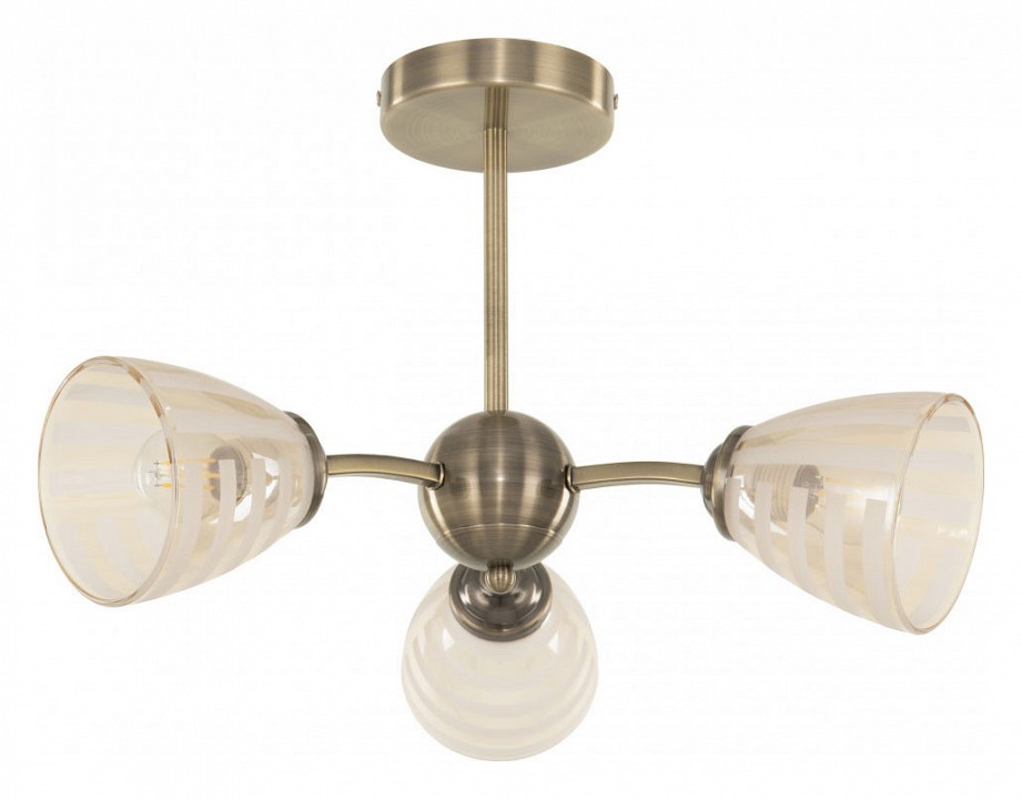 Люстра на штанге arte milano napoli-320107 320107/3 ab