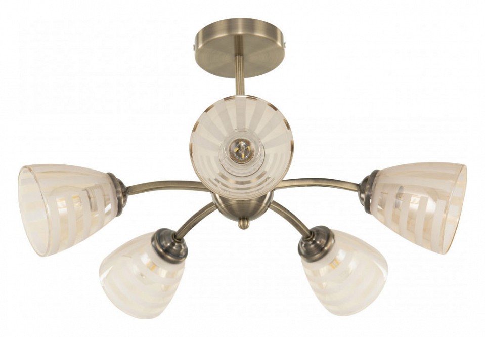 Люстра на штанге arte milano napoli-320107 320107/5 ab