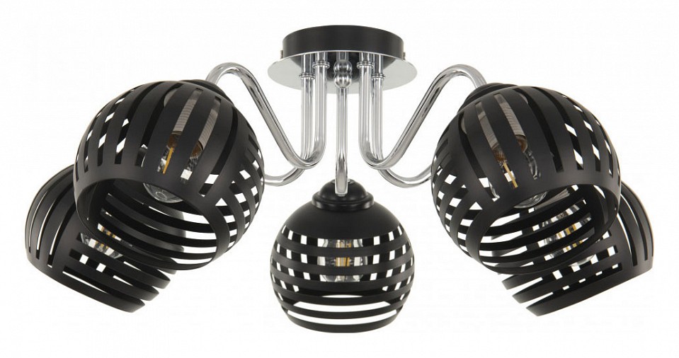 Потолочная люстра arte milano amalfi-325107 325107/5 bk.cr