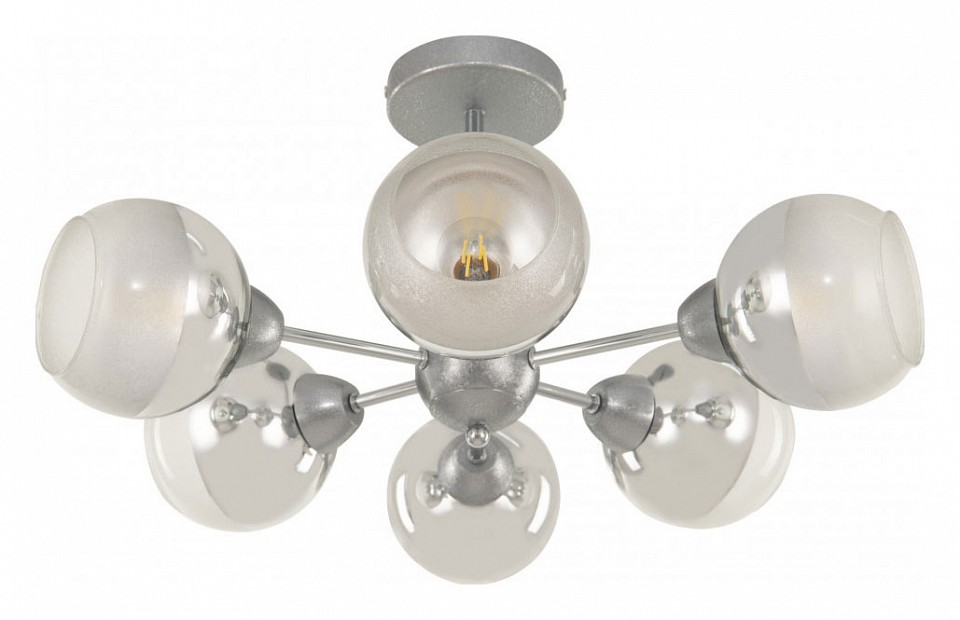 Люстра на штанге arte milano napoli-327007 327007/3+3 cr