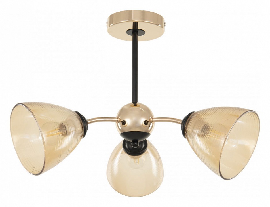 Люстра на штанге arte milano napoli-329007 329007/3 gd.bk